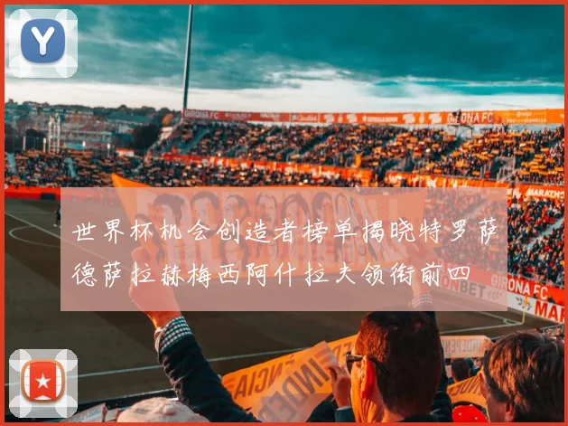 世界杯机会创造者榜单揭晓特罗萨德萨拉赫梅西阿什拉夫领衔前四